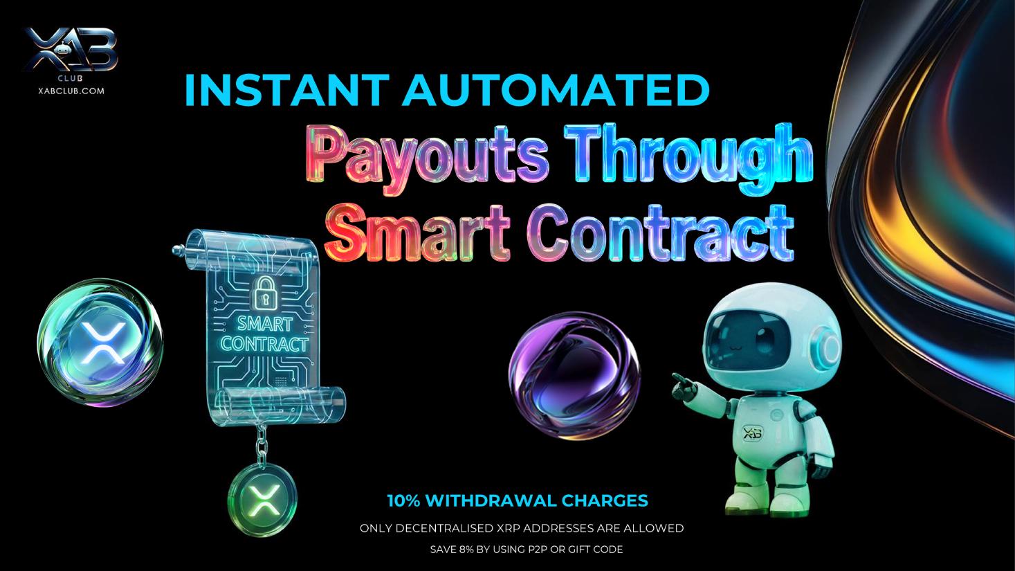 Automated payouts through smart contract
